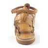 Sandales en cuir camel Samira