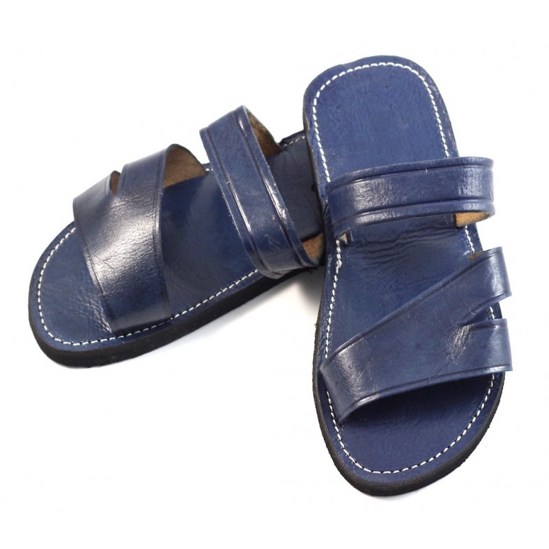 Thomas Chan Men Classic H-Strap Leather Sandals