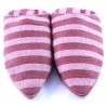 Women's sabra slippers - stripped